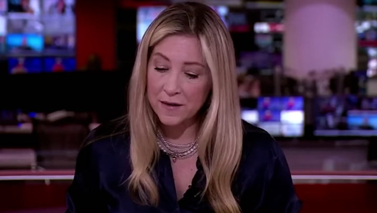 BBC newsreader fights back tears announcing young boys who fell through frozen lake have died