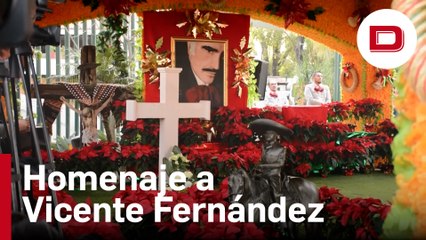 México homenajea a Vicente Fernández en el primer aniversario de su fallecimiento