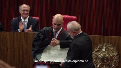 Lula da Silva: "El pueblo reconquistó el derecho de vivir en democracia en este país"