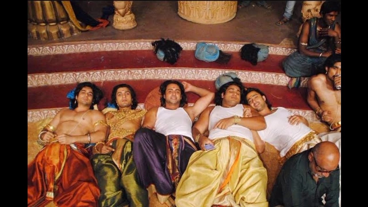 Star plus mahabharat ll Behind the scenes ll