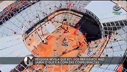 No “País do futebol”, cidadãos desconhecem Copa das Confederações