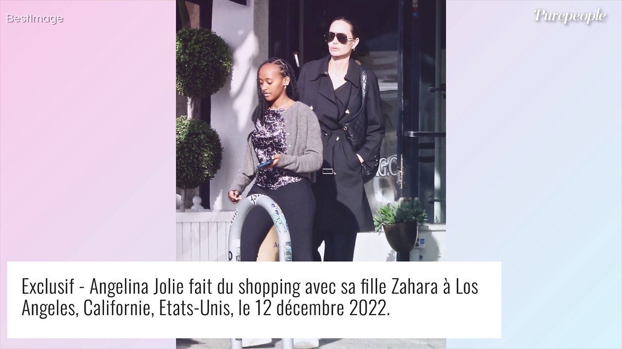 Angelina Jolie : Virée shooping avec sa fille Zahara, en pleine pause dans son cursus universitaire