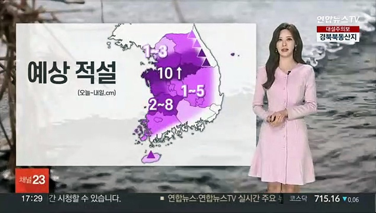 [날씨] 대기질 매우 나쁨…중부 최대 10㎝ '대설'
