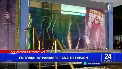 Tải video: Panamericana Televisión rechaza ataque de vándalos que causaron destrozos en las instalaciones