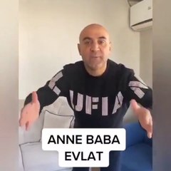 Üst kat komşularının sesinden rahatsız olan adamın çektiği görüntüler