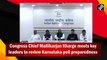 Congress chief Mallikarjun Kharge meets key leaders to review Karnataka poll preparedness
