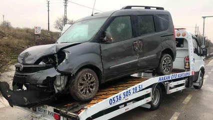 Elazığ'da zincirleme trafik kazası : 1 yaralı
