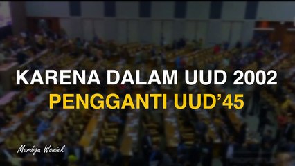 Bagaimana Kalau Kita Ubah UUD 2002 _!! AYO!!! - Mardigu Wowiek