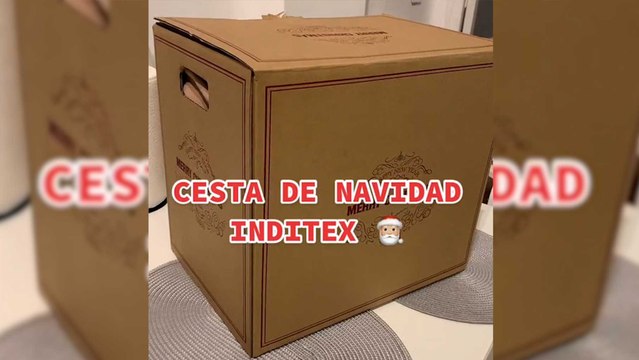 Así son las cestas de Navidad que les regalan a los empleados de Inditex