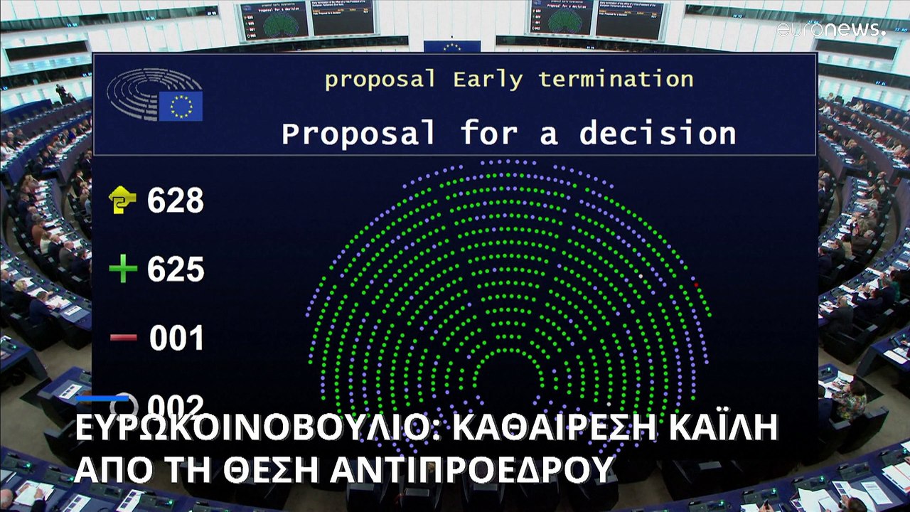 Ευρωβουλή: Ομόφωνη πρόταση της διάσκεψης των προέδρων για παύση των αρμοδιοτήτων της Εύας Καϊλή