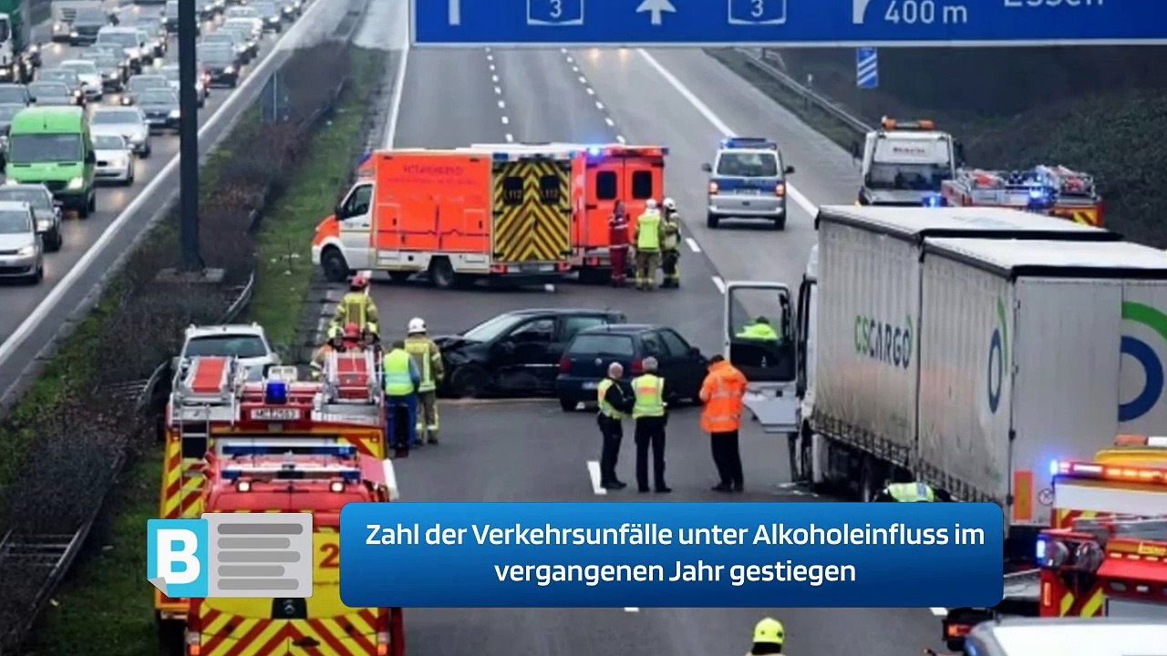 Zahl der Verkehrsunfälle unter Alkoholeinfluss im vergangenen Jahr gestiegen