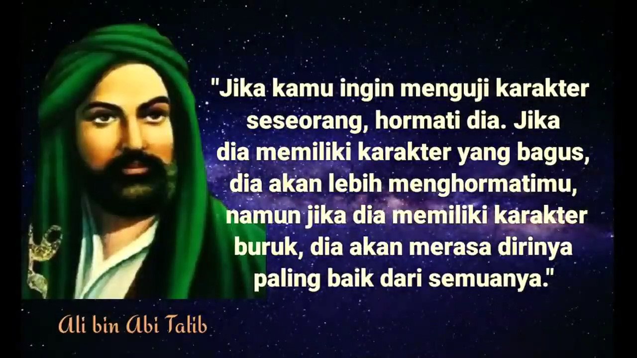 Kata- Kata Bijak Sayyidina Ali Bin Abi Thalib Yang Penuh Hikmah Untuk Motivasi Kehidupan