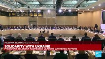 REPLAY: Ukraine's Zelensky addresses leaders gathered in Paris