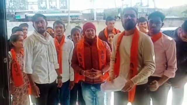 एबीवीपी कार्यकर्ताओं ने किया प्रदर्शन