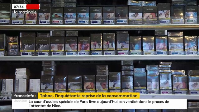 Le tabagisme, qui a connu une baisse d'une ampleur inédite chez les adultes entre 2014 et 2019, a recommencé à augmenter en 2021, selon une étude de Santé Publique France - VIDEO