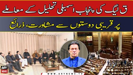 PML-Q consults with close friends over dissolution of Punjab Assembly