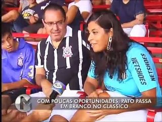 Duelo entre Neymar e Pato atrai torcedores, mas termina empatado