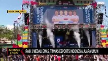 Raih 3 Medali Emas, Timnas Indonesia Jadi Juara Umum di Kejuaraan Dunia eSports ke-14 2022 di Bali