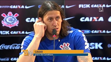Cássio comenta erros de arbitragem na derrota para o Flamengo