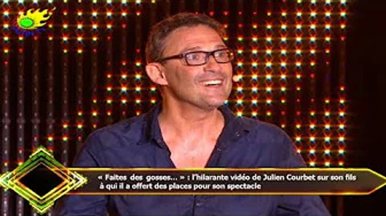 « Faites des gosses… » : l’hilarante vidéo de Julien Courbet sur son fils  à qui il a offert des pla