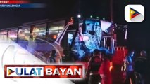 Isa patay, 11 pasahero sugatan nang bumangga ang sinasakyang bus sa poste sa Orani, Bataan