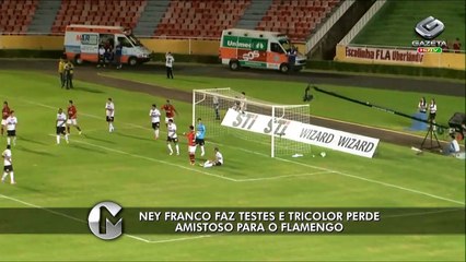 Flamengo perde pênalti, mas vence amistoso contra São Paulo