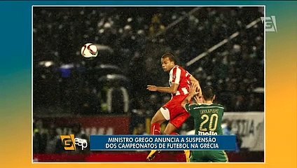 Violência provoca suspensão do futebol na Grécia