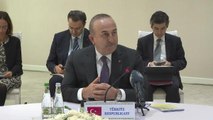 Çavuşoğlu, Türkiye-Azerbaycan-Türkmenistan Üçlü Dışişleri Bakanları Toplantısı'na katıldı