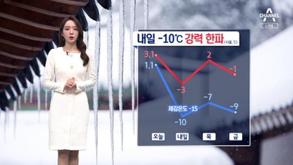 [날씨]밤까지 중부 최대 10cm 눈…내일 아침 서울 -10도 강력한 한파