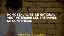 Homosexualité: le National veut interdire les thérapies de conversion