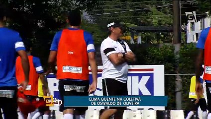 Santos treina e define time para o confronto contra o Goiás