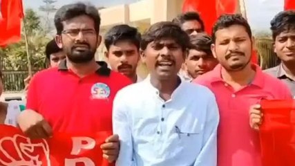 నిజామాబాద్: పెండింగ్ లో ఉన్న స్కాలర్షిప్, ఫీజు రియంబర్మెంట్స్ ని విడుదల చేయాలి