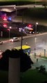 Manifestantes tentam jogar ônibus de cima de viaduto em Brasília