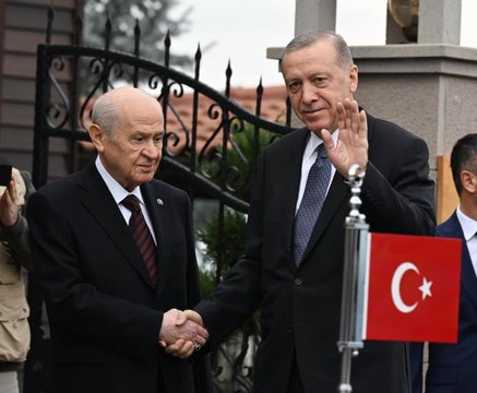 Cumhurbaşkanı Erdoğan ile MHP Genel Başkanı Bahçeli'nin görüşmesi sona erdi