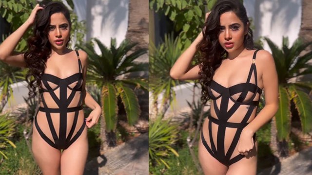 Urfi Javed Black Dress Hot Video Viral, Revealing Dress देखकर उड़े Fans के होश | *Entertainment