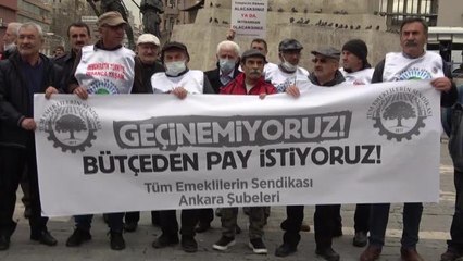Tüm Emekliler Sendikası'ndan 'Bütçe' Protestosu: "Çocuklarımızdan, Torunlarımızdan Utanır Olduk"