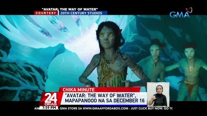 "Avatar: The Way of Water", mapapanood na sa December 16 | 24 Oras