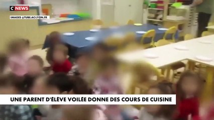 Une parent d’élève voilée donne des cours de cuisine - Vidéo