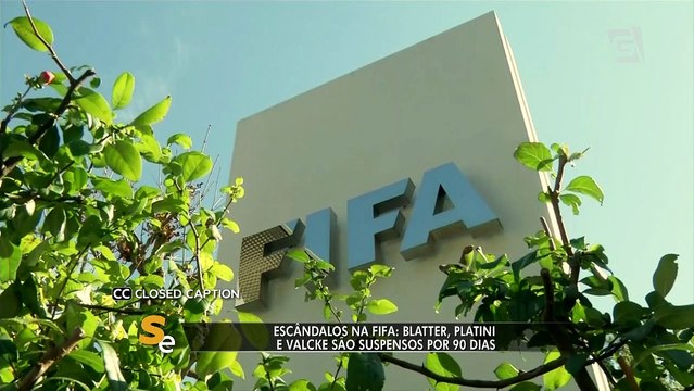 Escândalos na Fifa Blatter, Platini e Valcke são suspensos por 90 dias