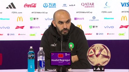 Regragui : "On n’est pas là pour se contenter d’avoir mis l’Afrique en demi-finale"