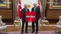 Cumhurbaşkanı Erdoğan, Rusya Devlet Duması Başkanı Vyacheslav Volodin'i kabul etti