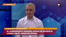 El Gobernador Herrera Ahuad se reunió el lunes con el Ministro Massa
