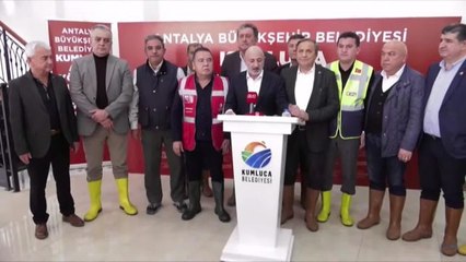 CHP Heyeti Sel Afetinin Yaşandığı Kumluca'da: "İklim Kriziyle Mücadele Bakanlığın Adını Çevre Şehircilik ve İklim Değişikli Bakanlığı Olarak...
