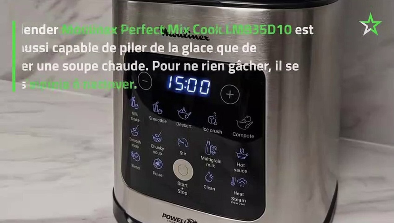 Test Blender Moulinex Perfect Mix Cook LM835D10 Smoothie Operator