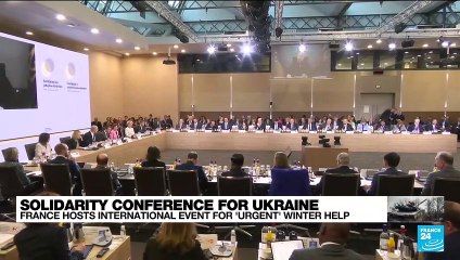 Solidarity with Ukraine: Zelensky, Macron address donor conference in Paris