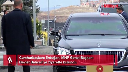 Cumhurbaşkanı Erdoğan'dan Bahçeli'ye ziyaret