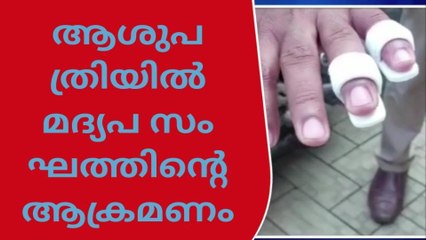 പാലാ ആശുപത്രിയില്‍ ആക്രമണം; സെക്യൂരിറ്റി ജീവനക്കാരന് പരിക്ക്