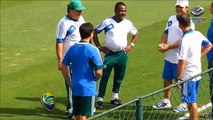 Palmeiras treina, podendo subir no sábado