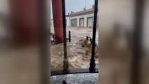 La tormenta Efraín provoca inundaciones en Extremadura