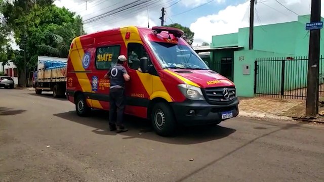 Siate atende pessoa ferida por objeto no Cascavel Velho
